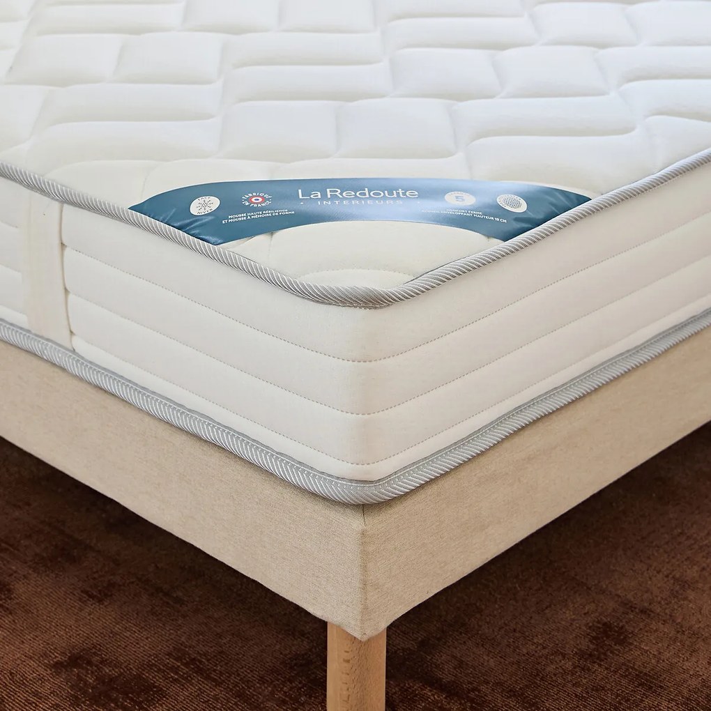 19 cm stevig schuimmatras + lattenbodemset