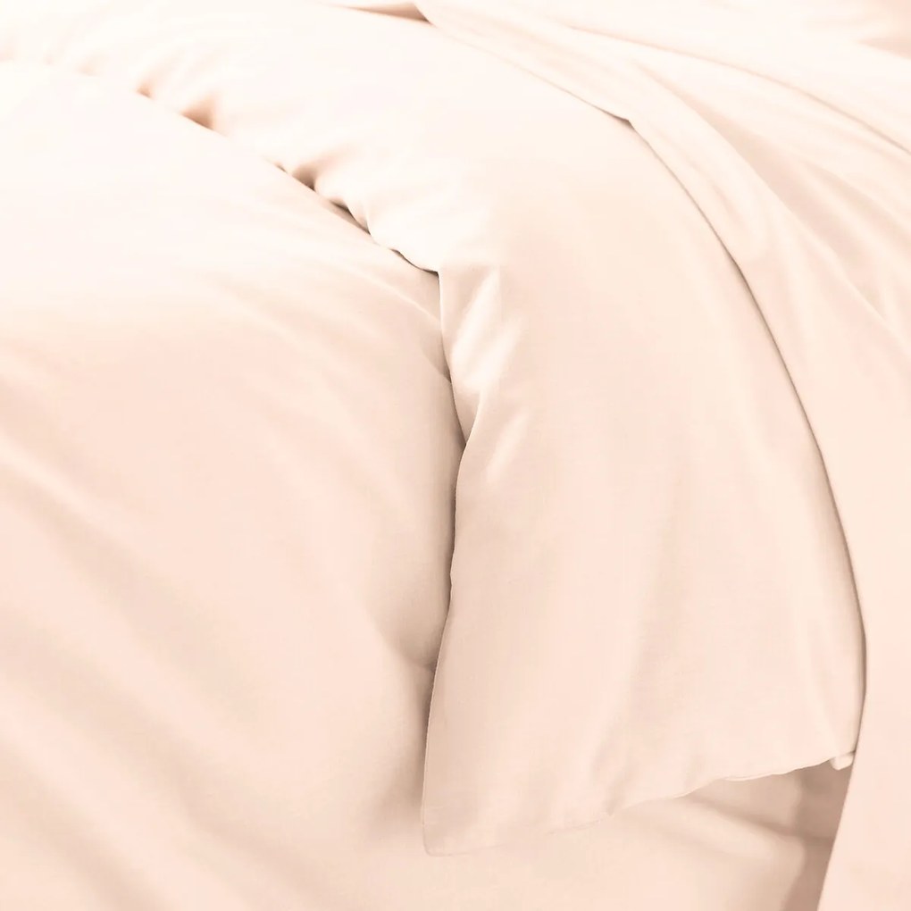 Dekbedovertrek met rits in effen katoen, Scénario