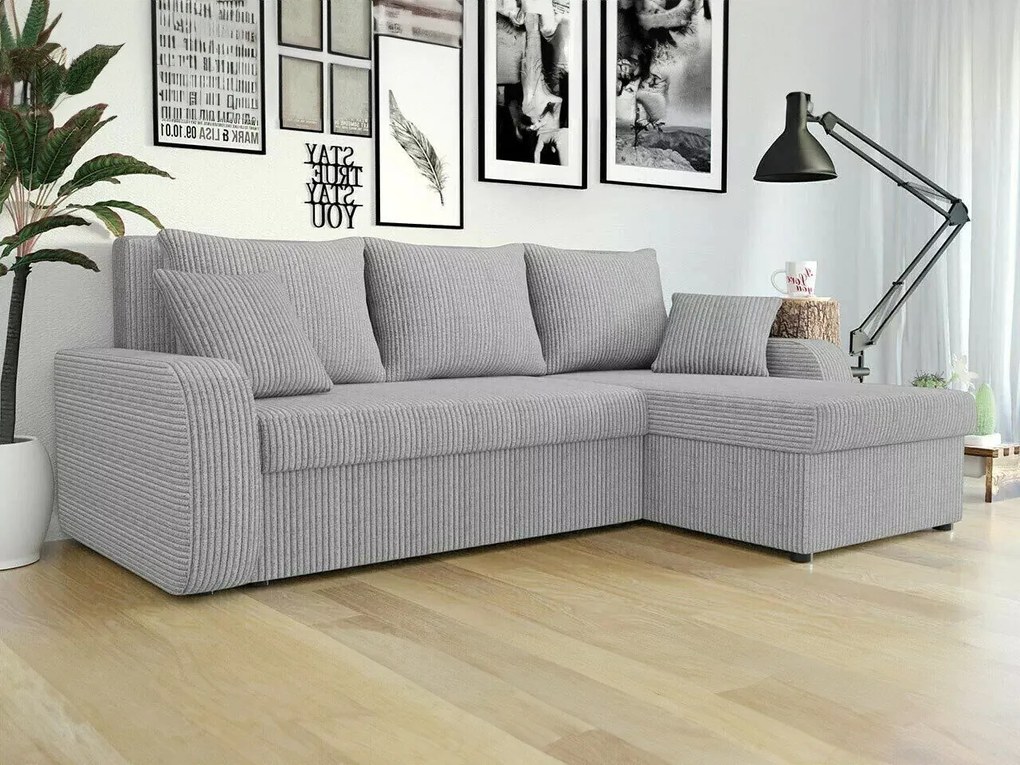 Hoekbank Comfivo Melissa I, Aanwezig, Aanwezig, 238x147x80cm, 106 kg, Poten: Kunststof