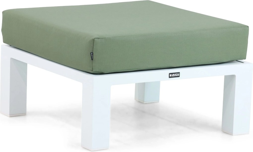 Hoek loungeset 6 personen Aluminium Wit Lifestyle Garden Furniture Luca