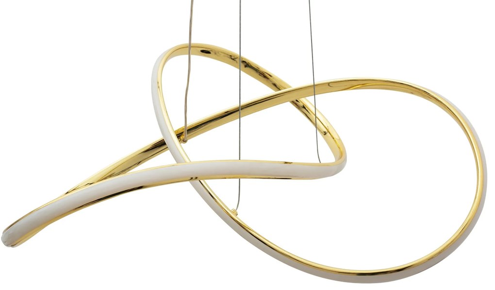 Hangring Plafondlamp Modern LED Afstandsbediening APP394-CP Goud