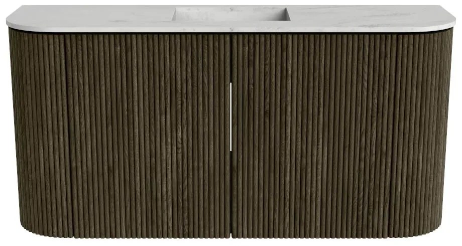 Mondiaz Joya DLux 85cm toiletmeubel ronding links/rechts shadow met wastafel faye midden zonder kraangat opalo