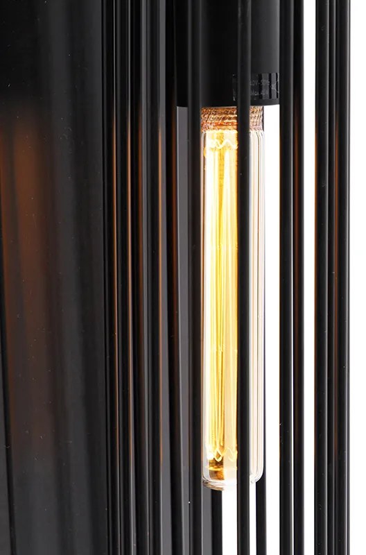 Moderne wandlamp zwart draad - Balenco Wazo Modern E27 Binnenverlichting Lamp
