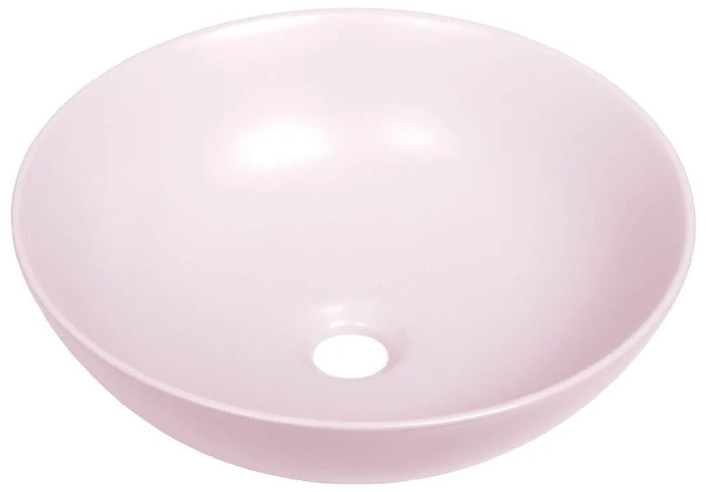 Brauer Bowl waskom keramiek 40cm pastel roze