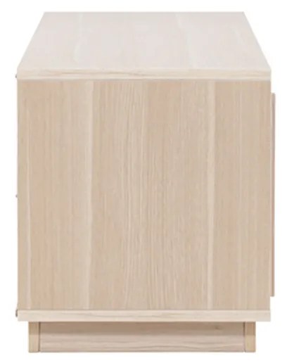 TV Meubel Met Schuifdeur Whitewash - 180x40x45cm.