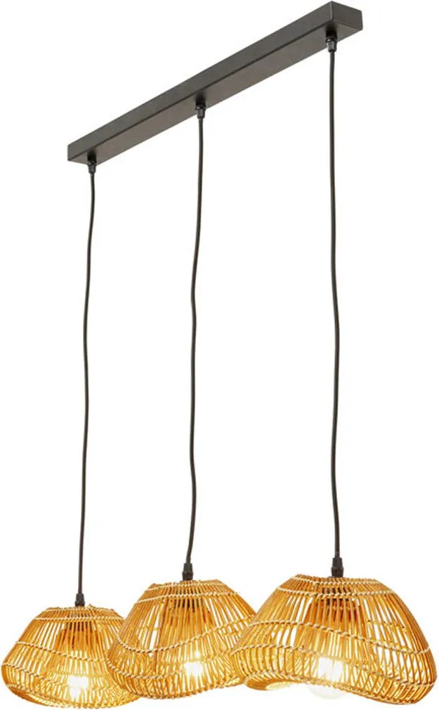 Eettafel Hanglamp Wabi Sabi Rotan