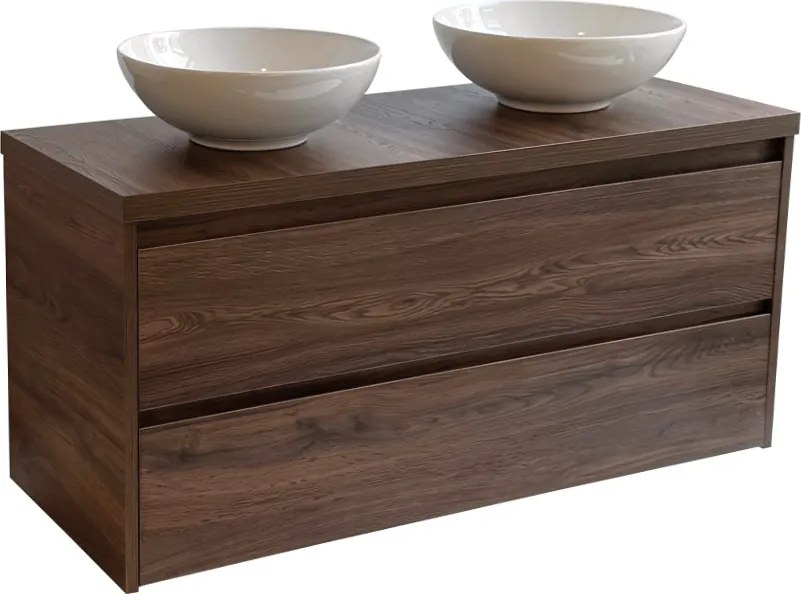 Sanicare Avenza/Arda toppaneel 120cm nera oak