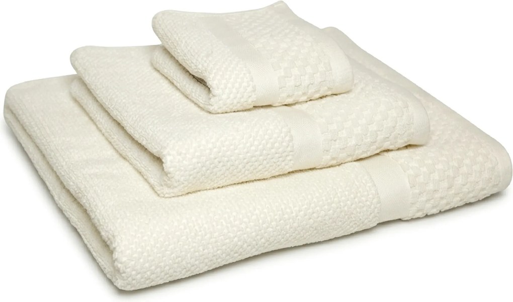 Handdoek Soft Popcorn Collectie – 6 stuks – 50×90 – creme