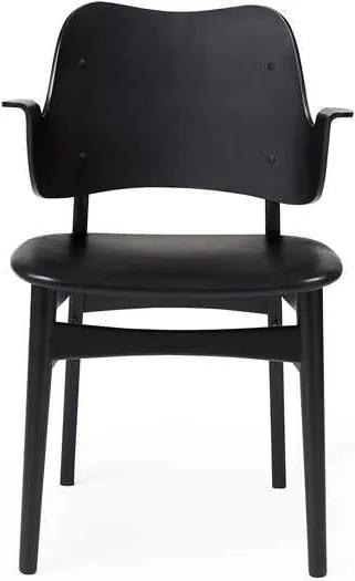 Warm Nordic Gesture stoel zitting gestoffeerd Prescott 207 zwart
