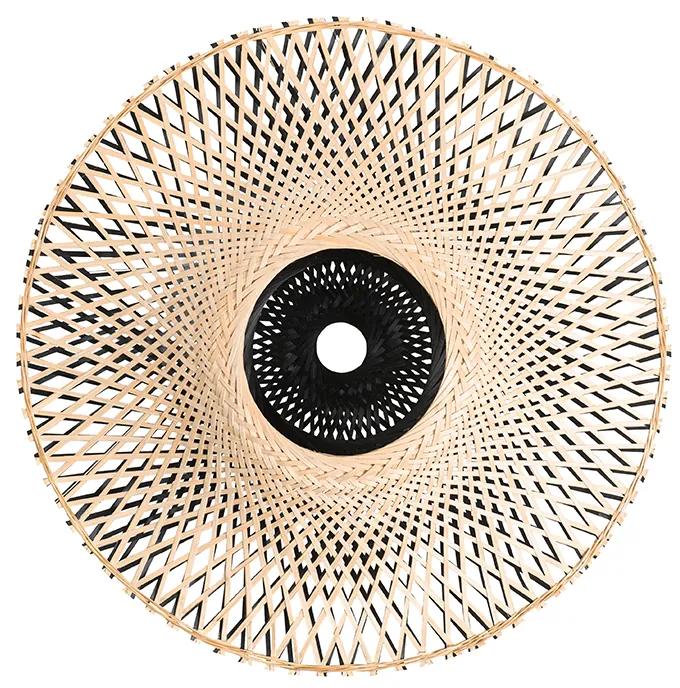 Oosterse lampenkap bamboe 50 cm - RinaOosters rond Binnenverlichting Lamp
