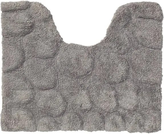 Sealskin pebbles toiletmat 60x50cm cotton grijs 294416414