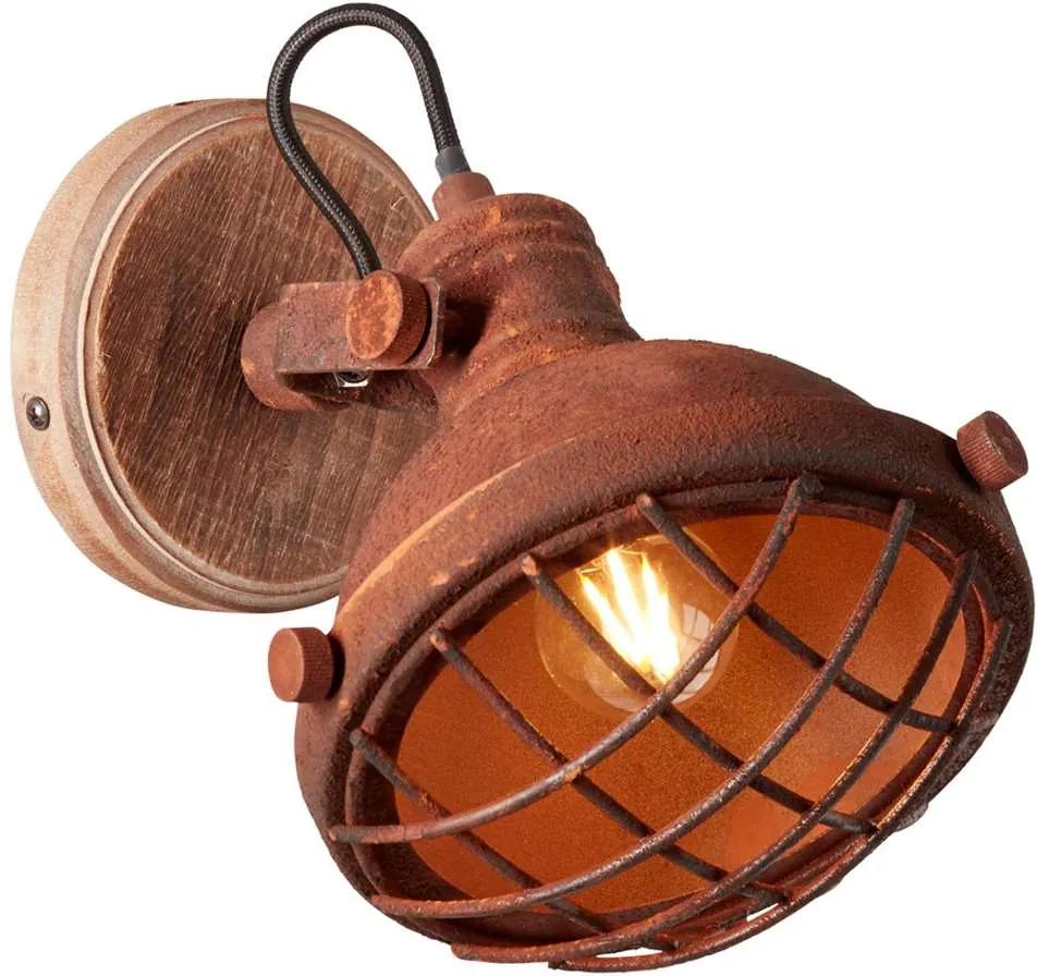 Brilliant wandlamp Mila - roest - Leen Bakker