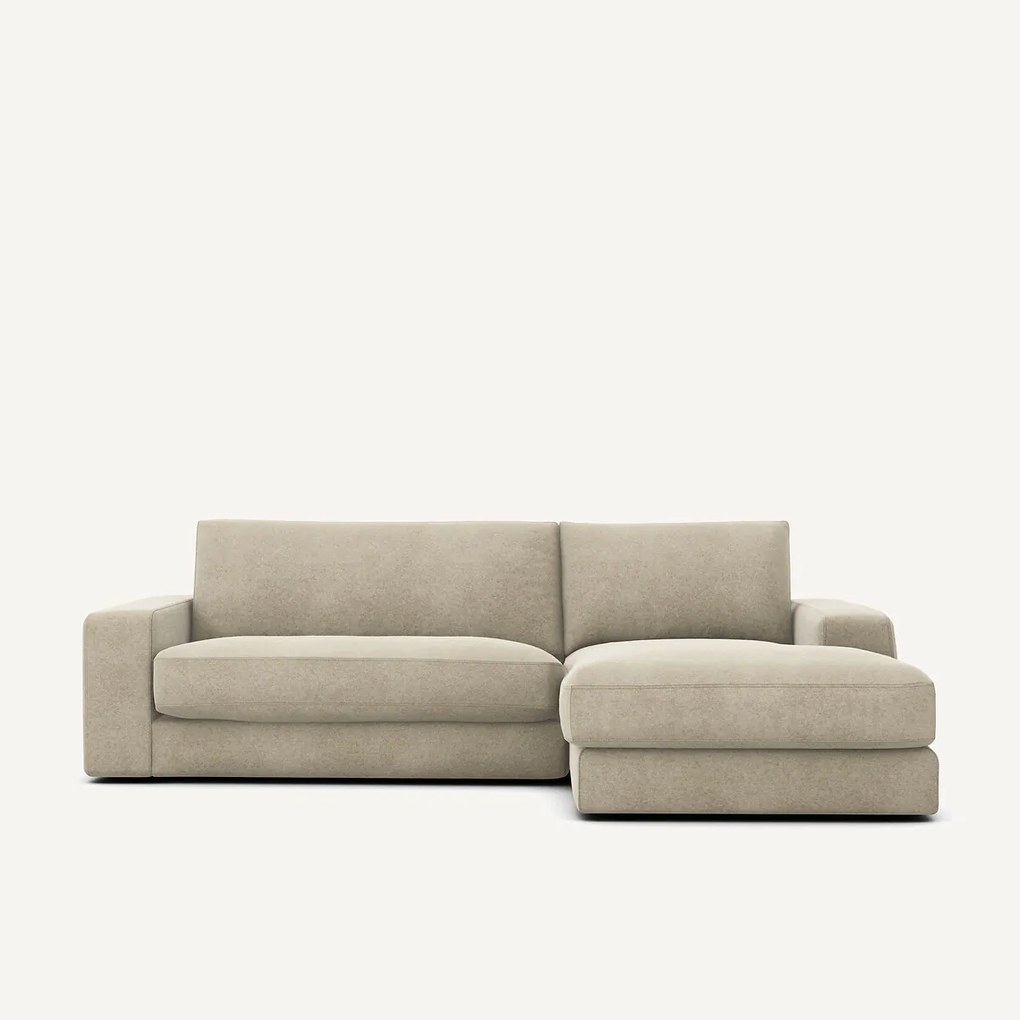 Linnen fluwelen hoekbank, SKANDER