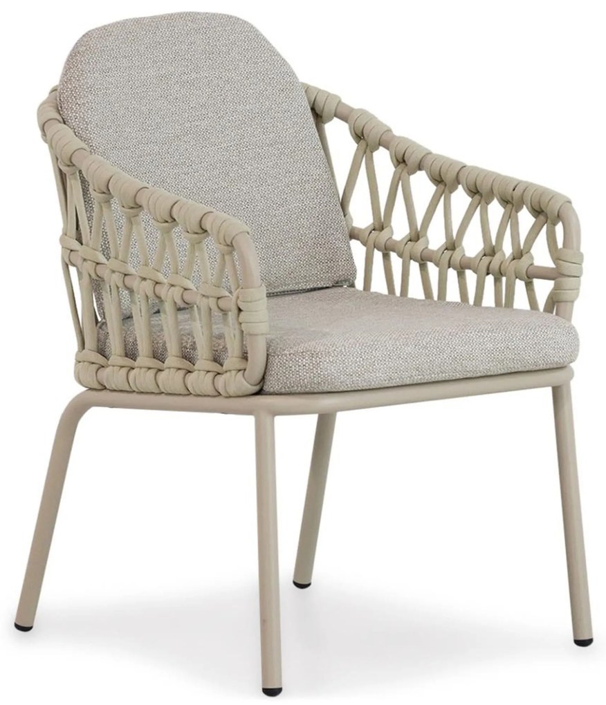 Tuinset 10 personen 400 cm Aluminium/rope Taupe Coco Barcelona/Brighton