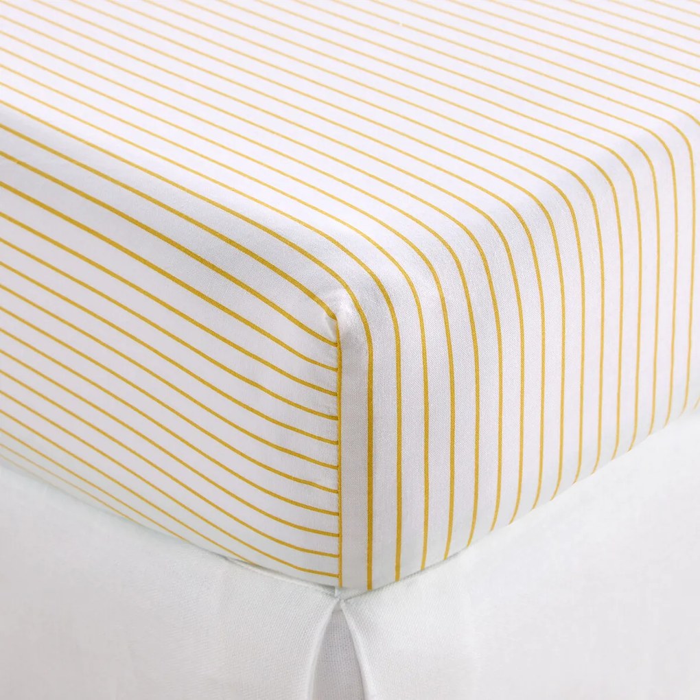 Hoeslaken 50% recycled katoen, omslag 25 cm, Emily