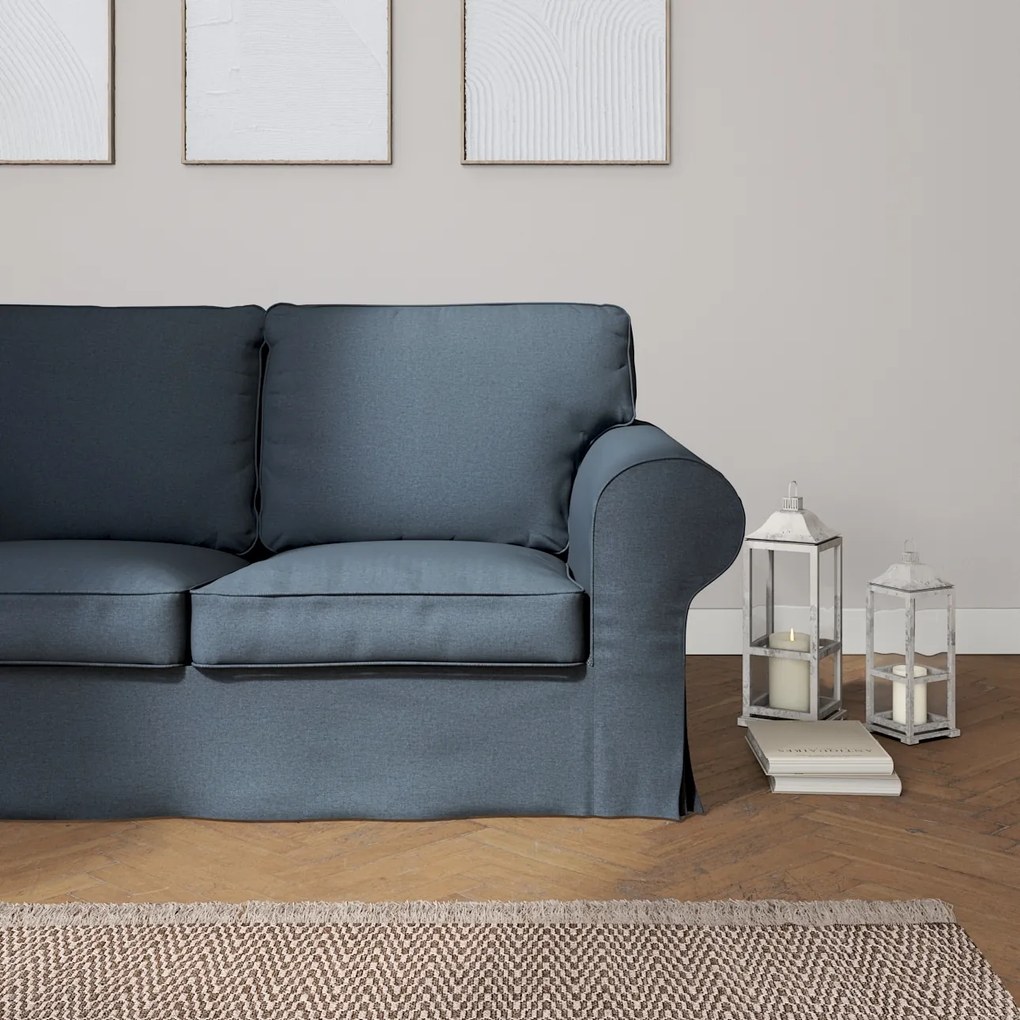 Dekoria IKEA hoes voor Ektorp 2-zits slaapbank - NIEUW model, donkerblauw
