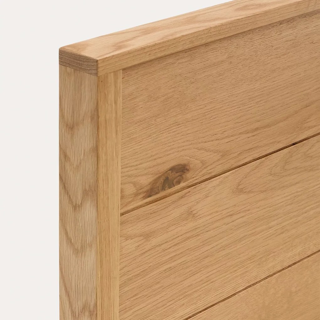 Kave Home Alguema Eiken Bedframe Modern 160 Cm