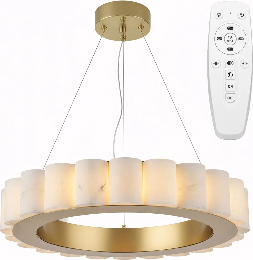 Lamp APP1801-CP 50 cm Brush Gold