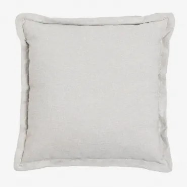 Vierkant Kussen (53x53 Cm) Kata Stof Crème Beige - Sklum