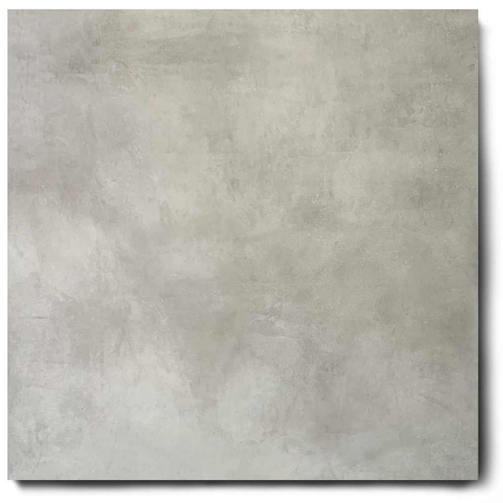 Vloertegel 80x80 Cm Betonlook Licht Grijs DC22