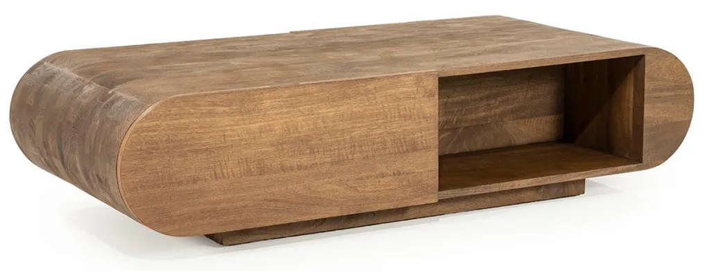Salontafel Met Opbergruimte - 130 X 60cm.