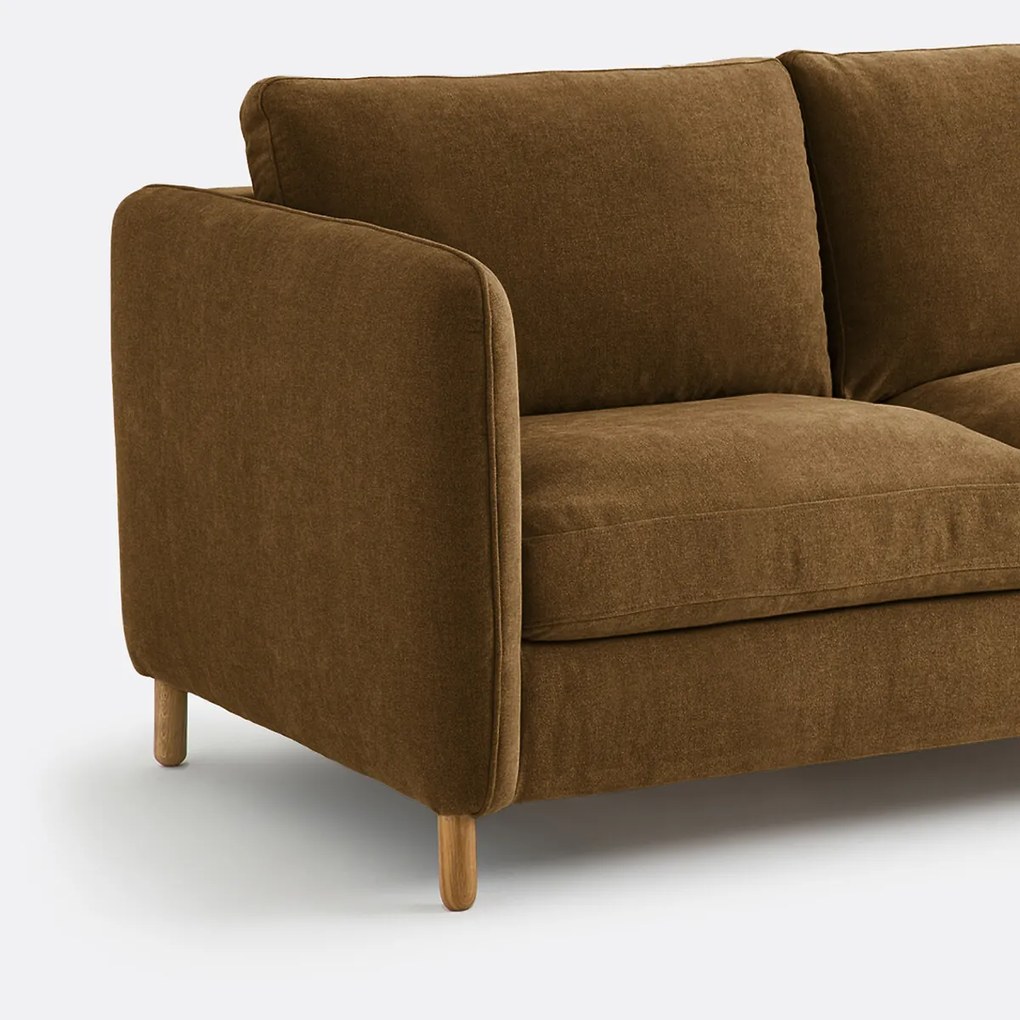 Loméo 3-zits slaapbank van gevlekt polyester