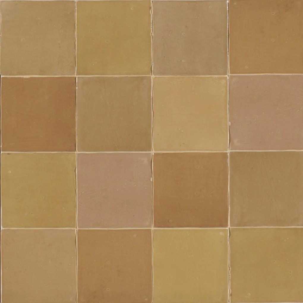 Wandtegel Marokkaans oranje L'Antic Colonial Nazari 11x11cm marrakech glans