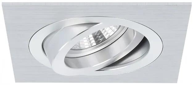 Torino - Inbouwspot Aluminium Vierkant - Kantelbaar - 1 Lichtpunt - 93x93mm | LEDdirect.nl