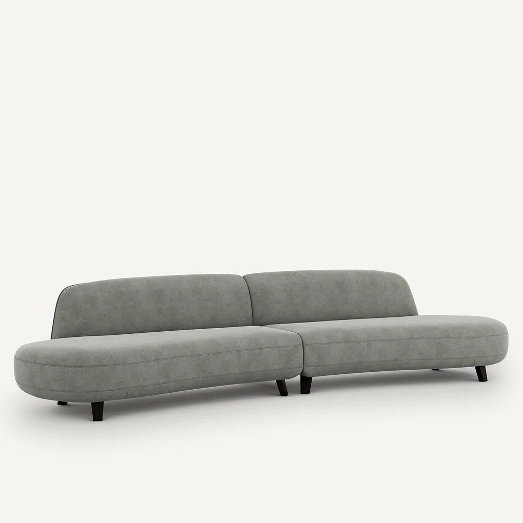 6-zitsbank stonewashed fluweel, Rosebury