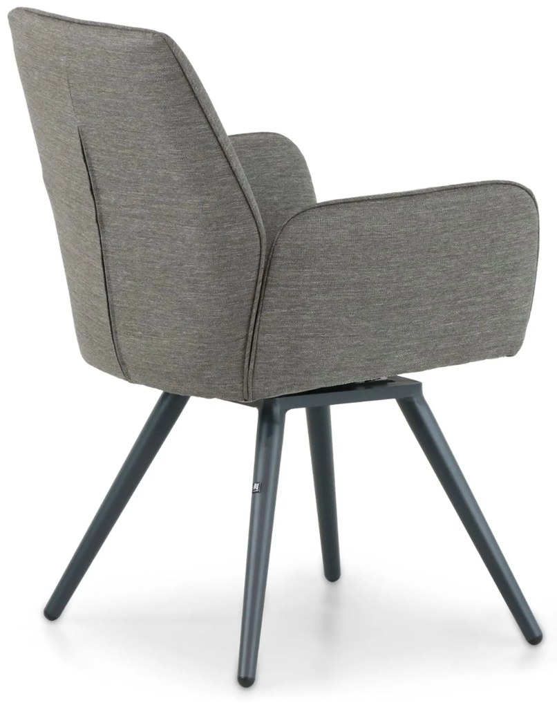 Tuinset 6 personen 220 cm Outdoor textiel Grijs Lifestyle Garden Furniture Andorra/Azzurro