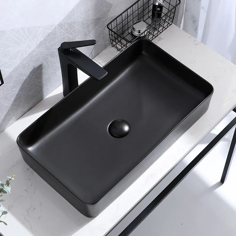 Opzetwastafel Denis Black Mat