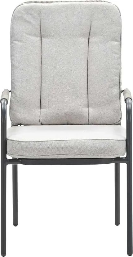 Garden Impressions Aleria tuinstoel taupe - 4 stuks