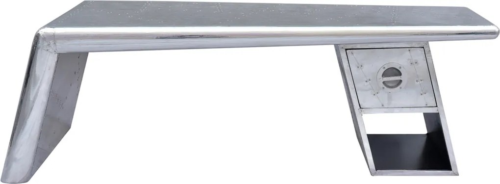 Aluminium Salontafel - 132 X 60cm.