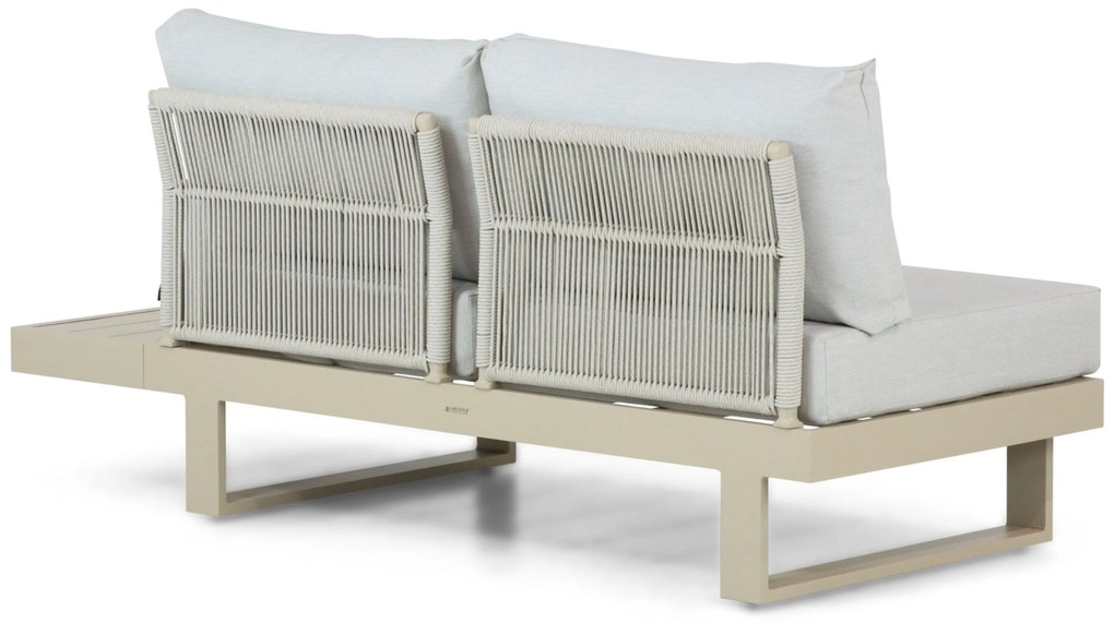 Hoek loungeset 5 personen Aluminium Taupe Lifestyle Garden Furniture Lorenzo