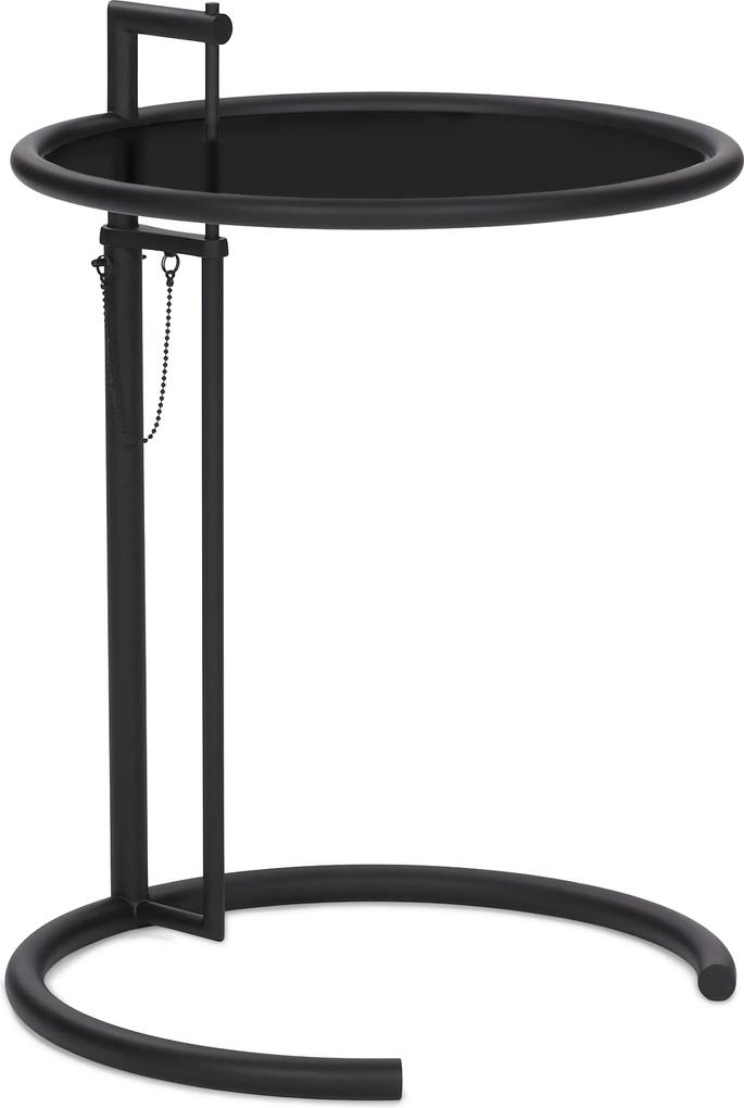 ClassiCon Adjustable Table E 1027 Black bijzettafel 52 zwart blad