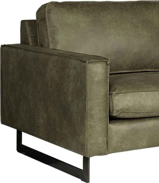 Fauteuil - Riverdance - leer Dalton groen 14