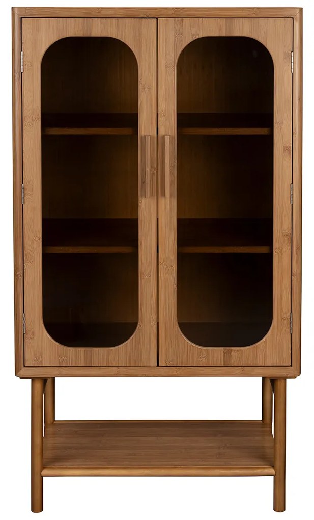 Dutchbone Caroun Bamboe Kast Retro Design - 70x38x125cm.