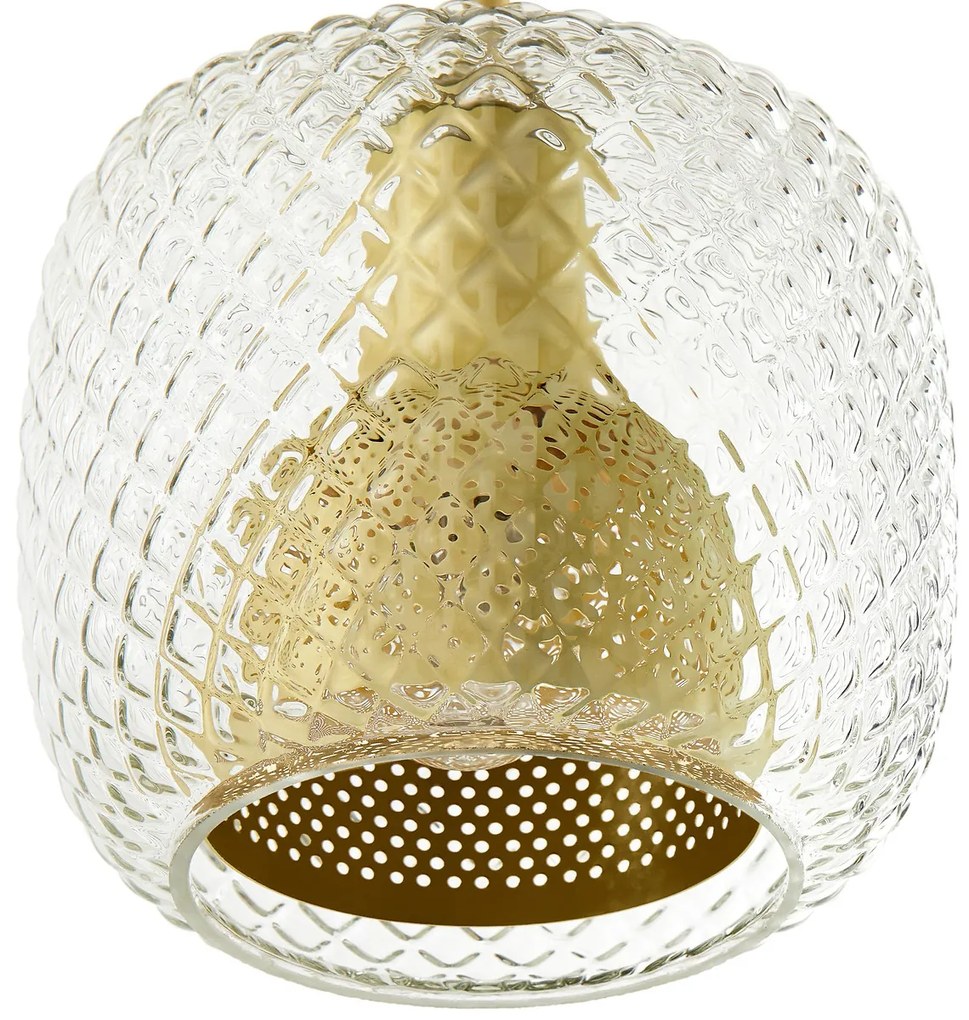 Leeslamp in gesneden glas design E.Gallina, Mistinguett