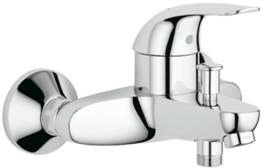 Grohe Euroeco badkraan met omstel Chroom