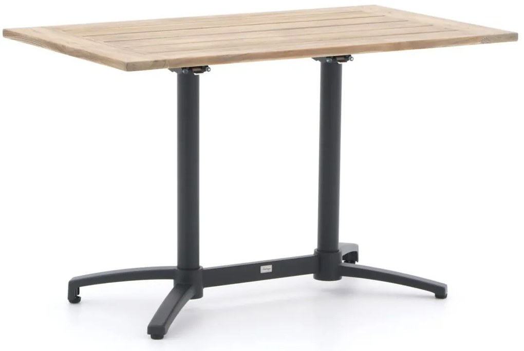 Inklapbare tafel Bellagio  | Rechthoekig  | Tuintafel Aluminium | 120x70cm | 4 personen | Kees Smit Tuinmeubelen