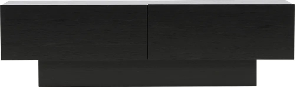 TV Meubel Met Opbergruimte Zwart - 160x47x45cm.