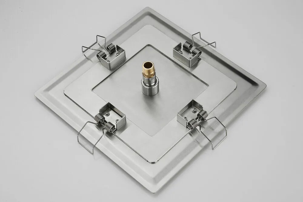 Saniclear Plus inbouw regendouche met inbouw douchekop 30x30cm en staafhanddouche RVS