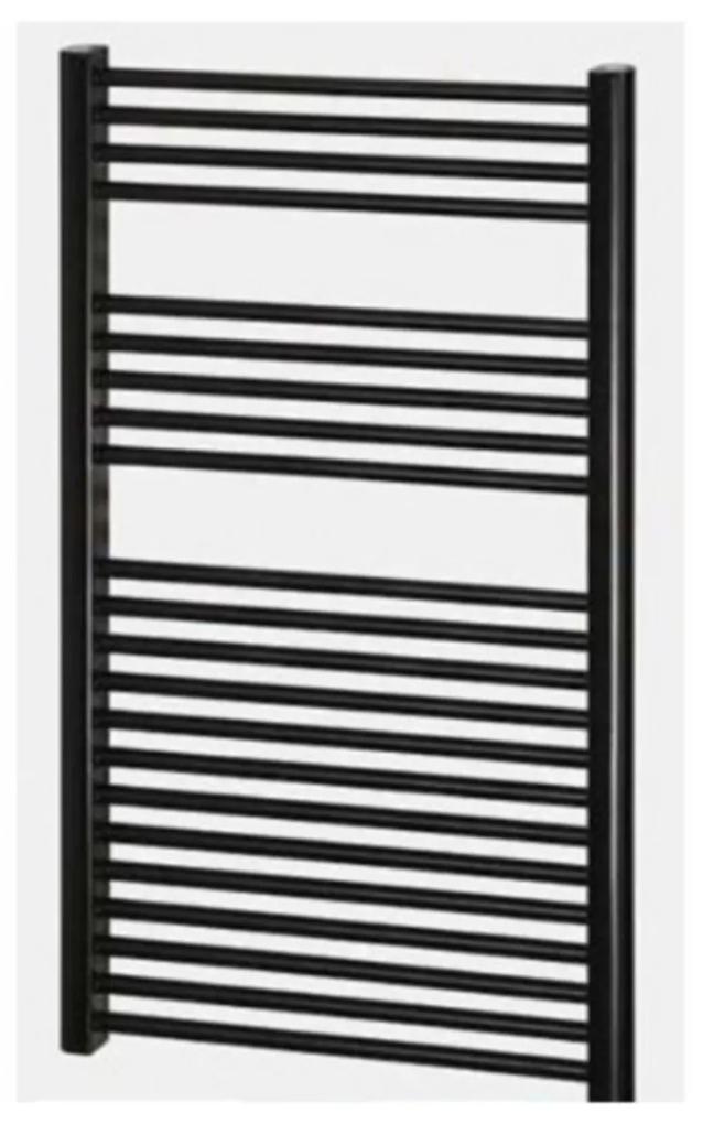 Designradiator Nile Gobi 110x60cm Zwart (zij- of midden-onderaansluiting)
