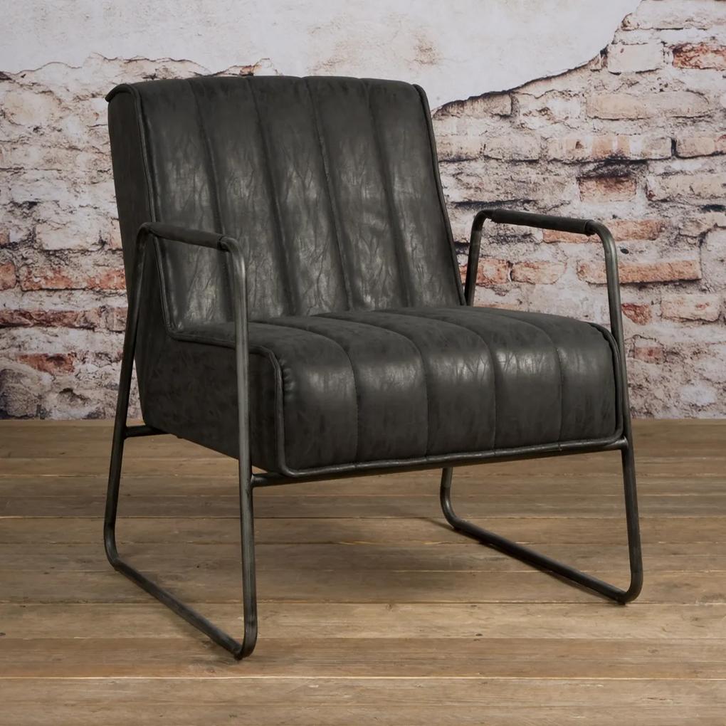 Tower Living Fauteuil Antraciet Santo