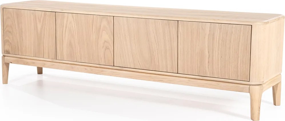 Tv-meubel Licht Eiken Hout 170 Cm - 170x40x50cm.