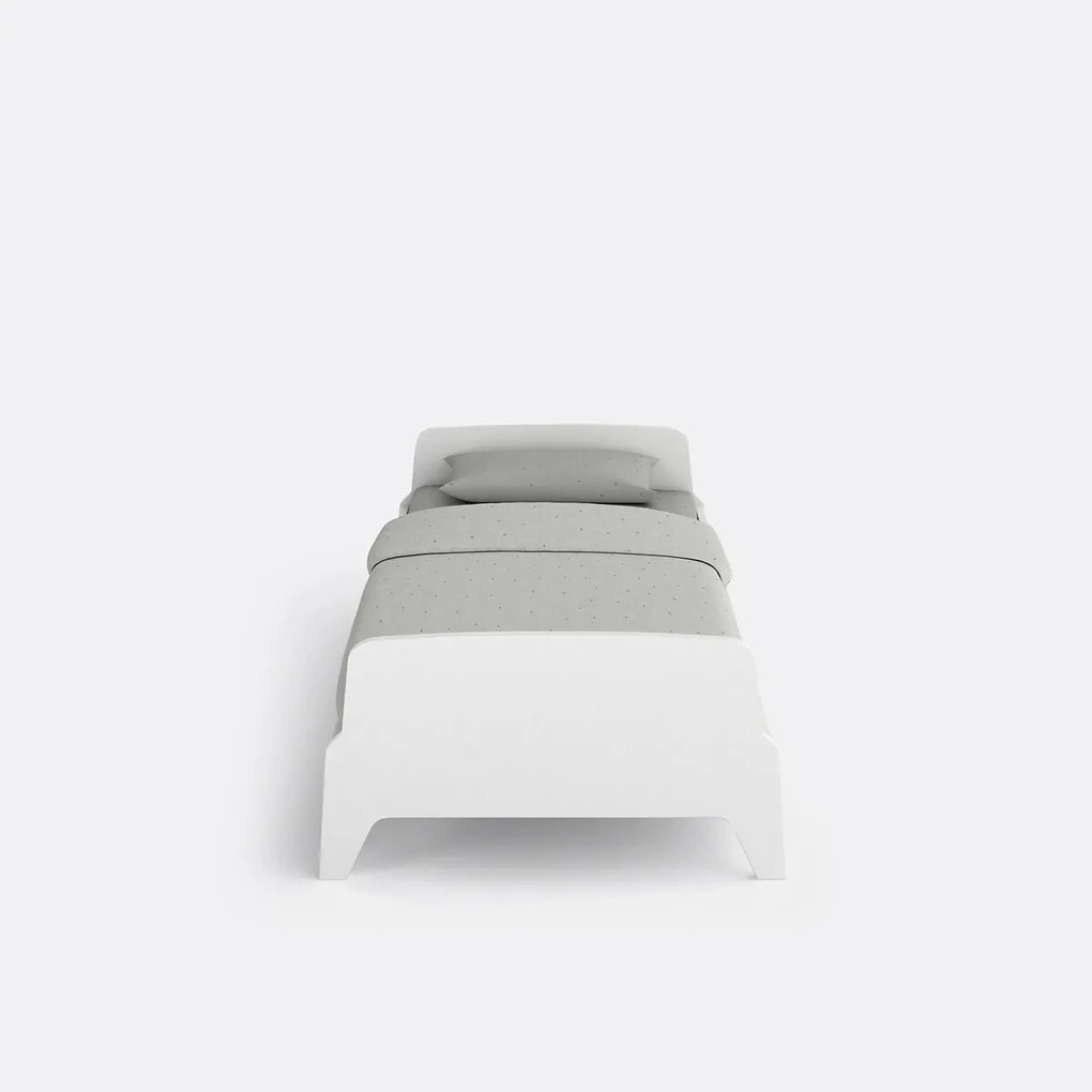 Bed met retro vintage stijl, 1 persoon, Adil