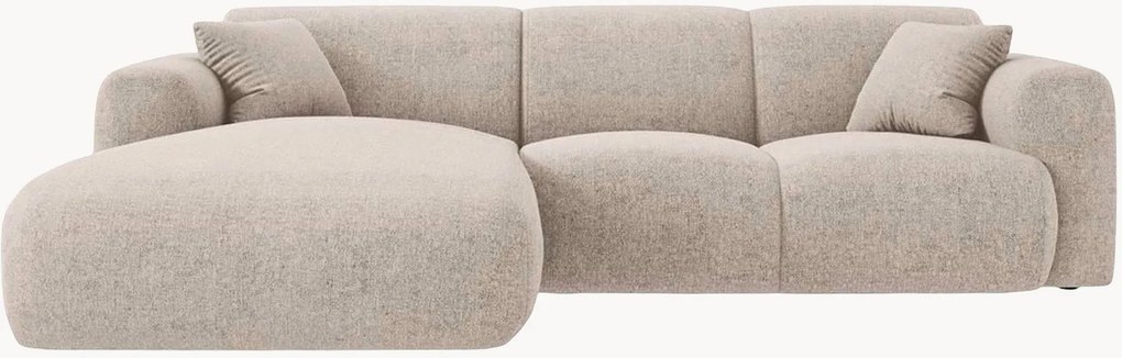 Chenille hoekbank Nolio (4-zits)