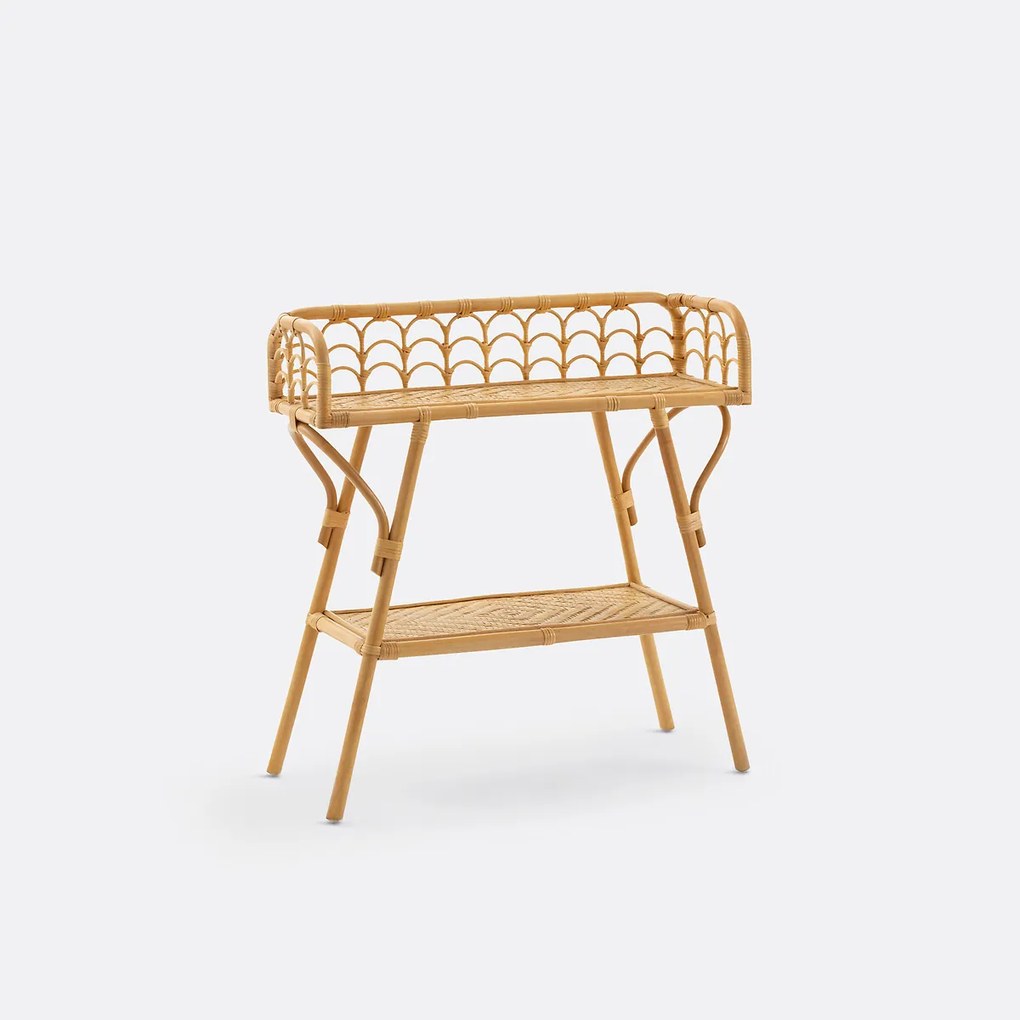 Vintage wandtafel van rotanriet, Malu