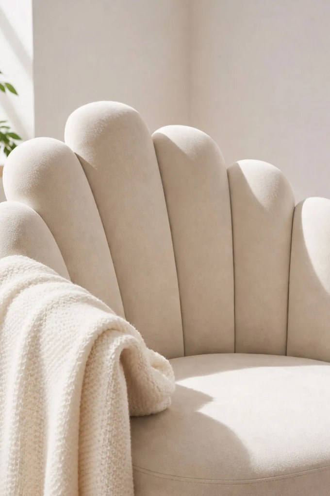 Hand Goud Fluwelen Stoel