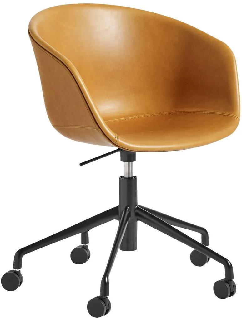 Hay About a Chair AAC53 bureaustoel onderstel zwart Silk Leather 0250